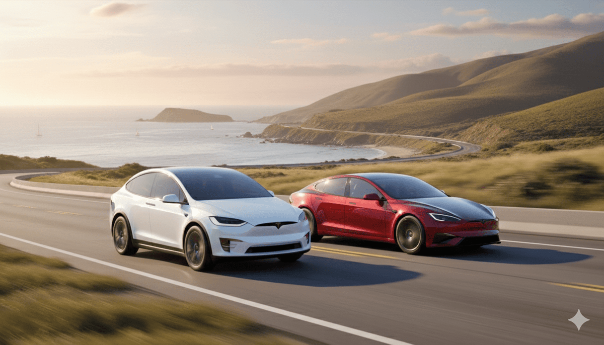 Tesla Model S e Model X veículos elétricos
