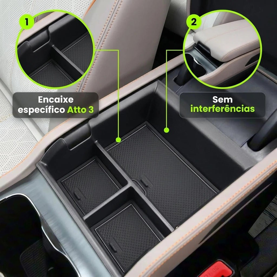 BYD Atto 3 2022-2025 Organizador Apoio Braço